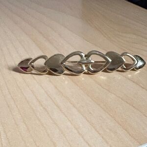 Gold Heart Pin